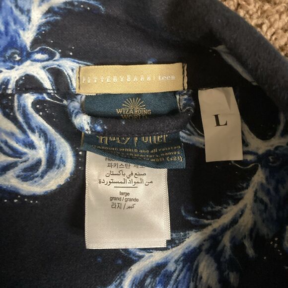 Harry Potter Patronus Glow-in-the-Dark Flannel Pajama Set Size Large - Picture 10 of 13
